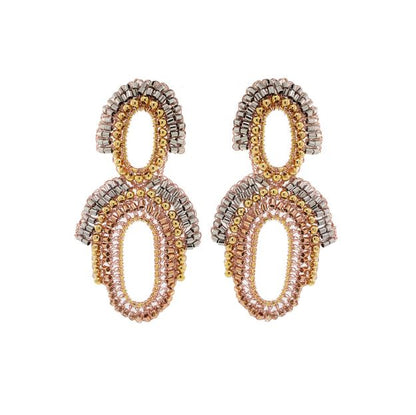 Brinco de Crochê Aesthetic Trio Gold