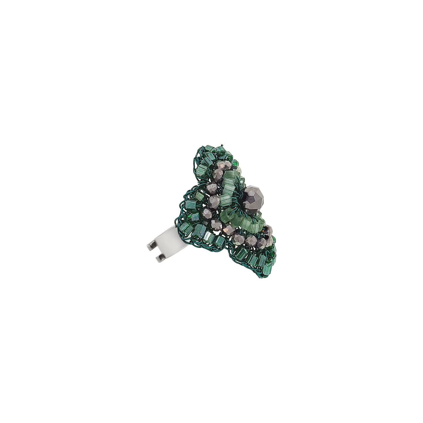 Anel de Crochê Puzzle Verde Roll & Sparkle Sale