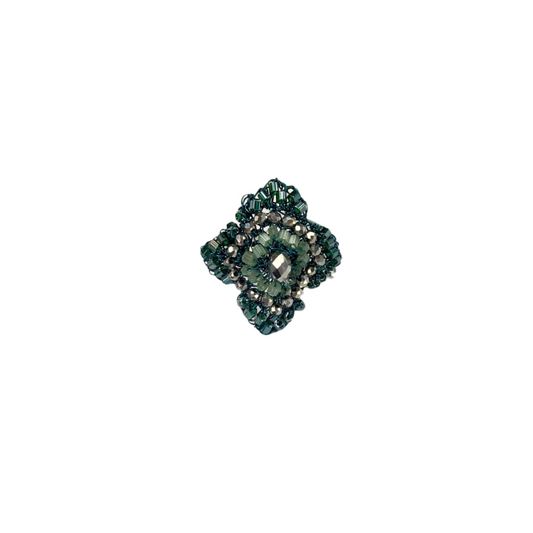 Anel de Crochê Puzzle Verde Roll & Sparkle Sale