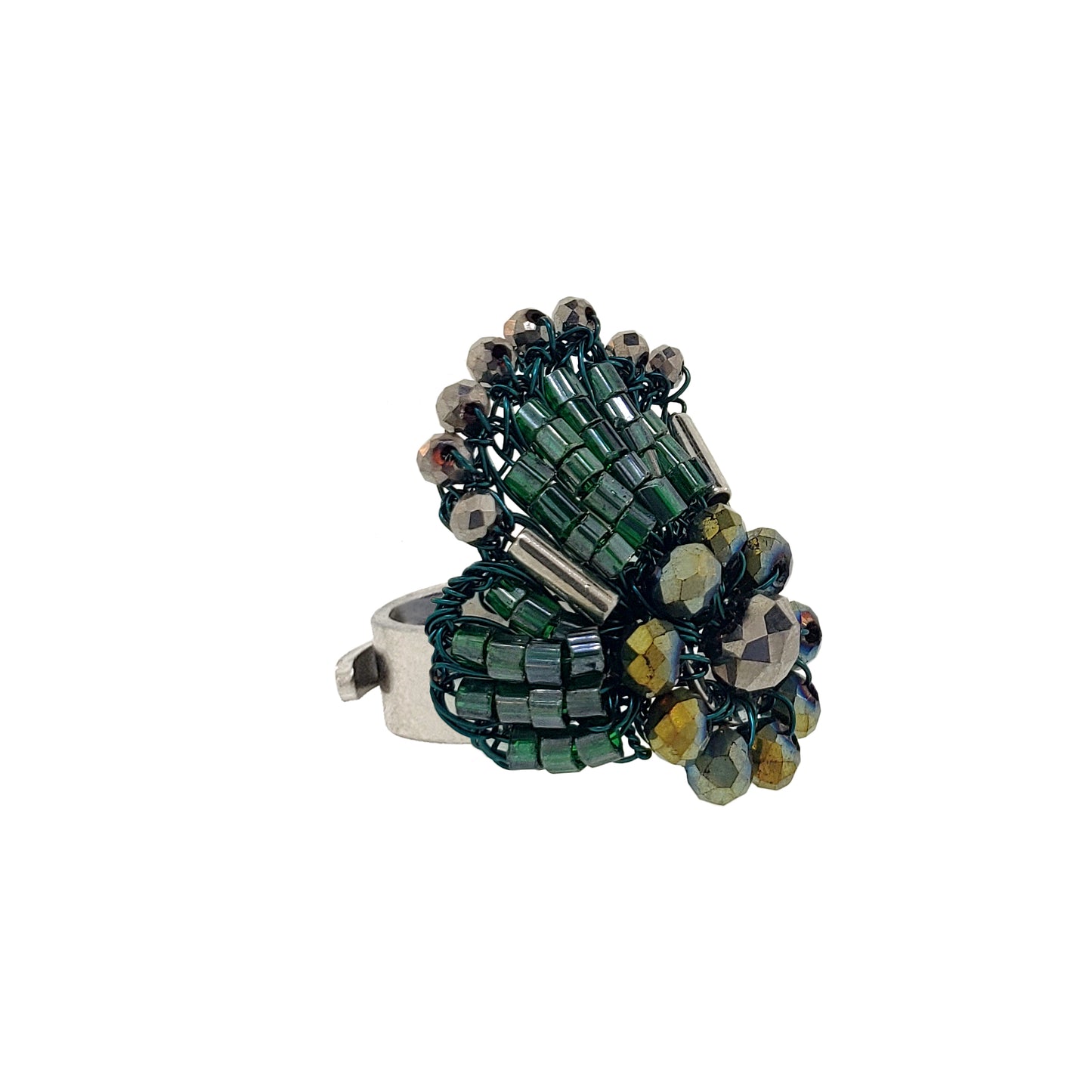 Anel de Crochê Chess Verde Sale