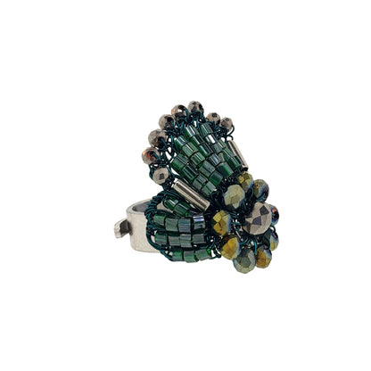Anel de Crochê Chess Verde Sale