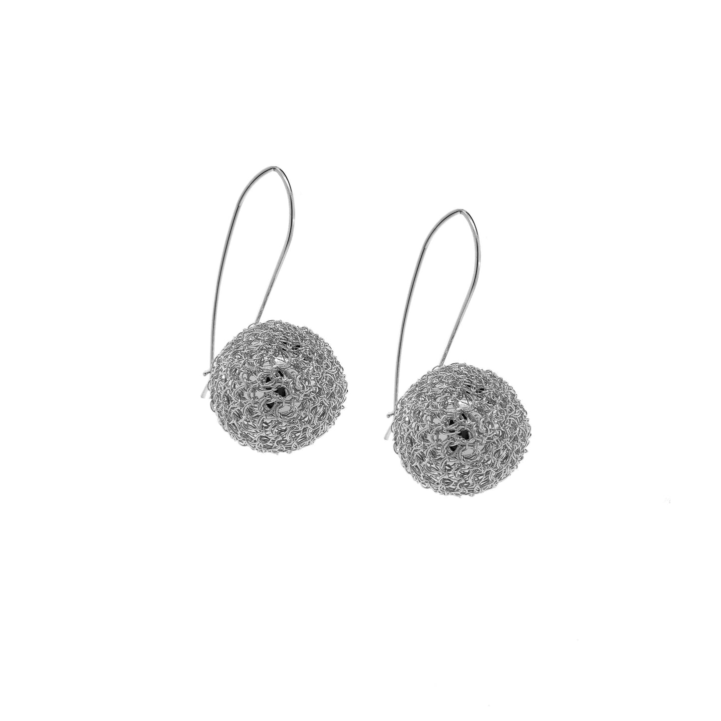 Brinco de Crochê Pêndulo Palladium