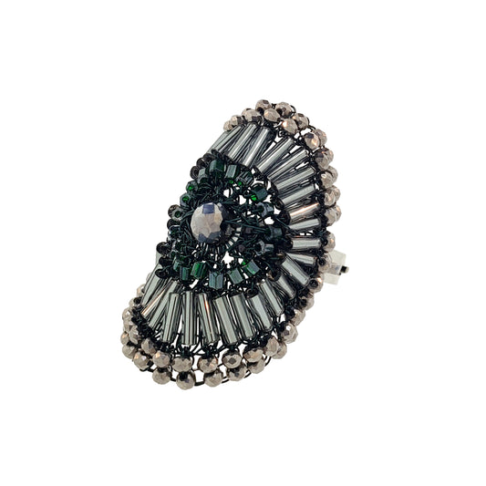 Anel de Crochê Verde Sale