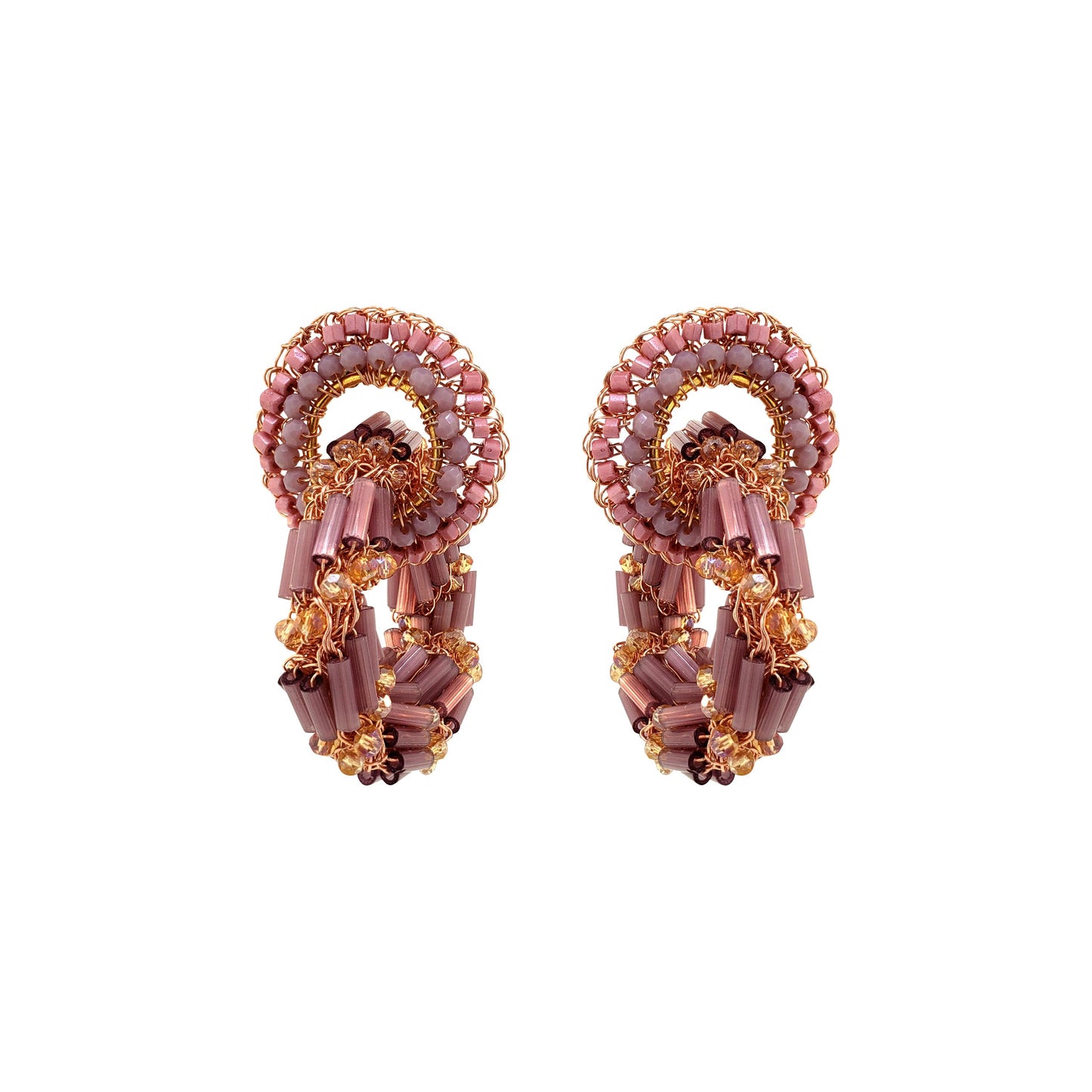 Brinco Helix Dangle Legacy Lilás