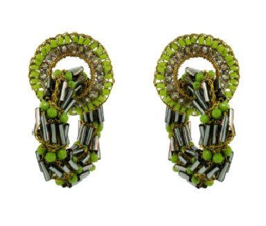 Brinco Helix Dangle Legacy Verde