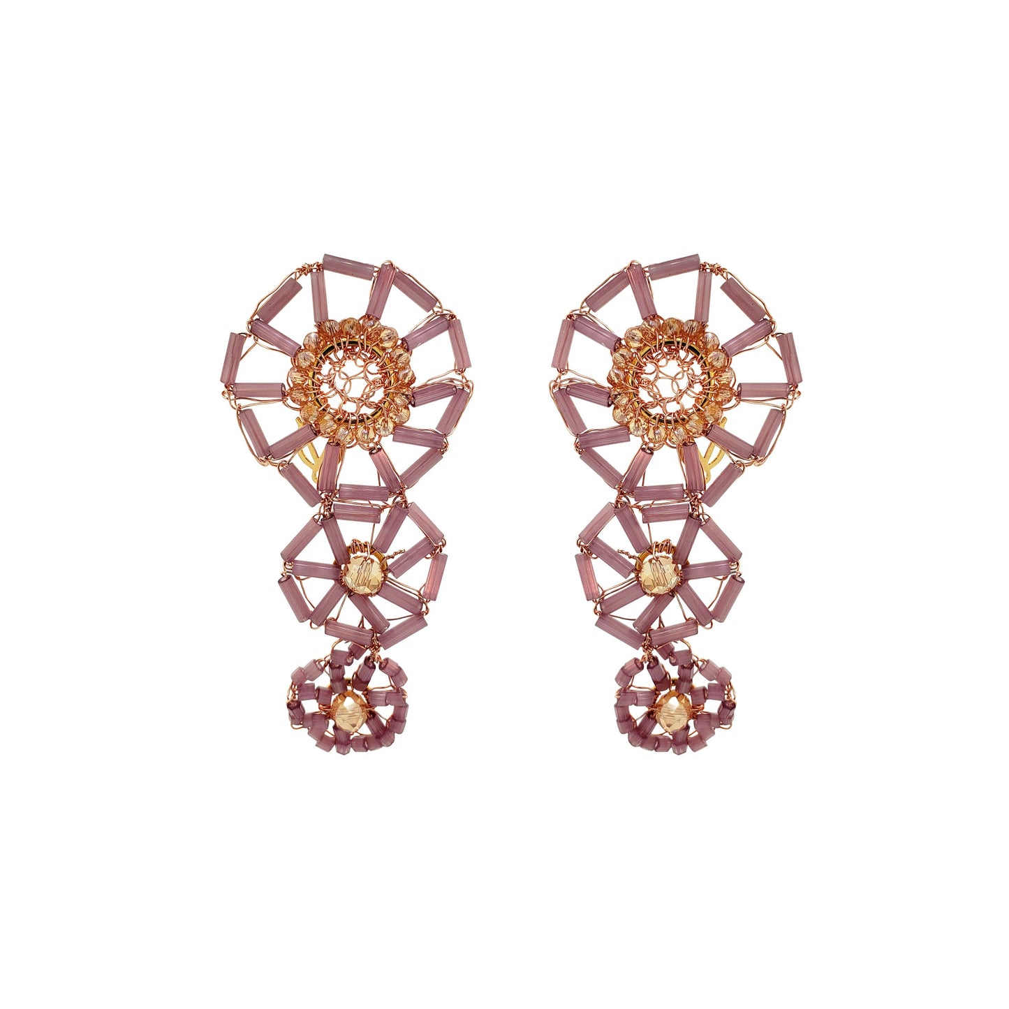 Brinco de Crochê Themis Cascade Legacy Lilás Sale