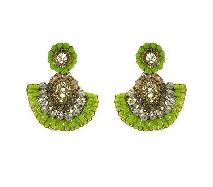 Brinco Althea Mini Dangle Legacy Verde
