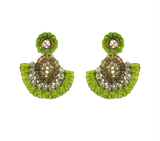 Brinco Althea Mini Dangle Legacy Verde Sale