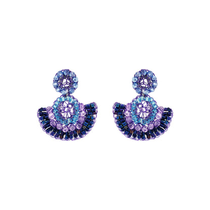 Brinco Althea Mini Dangle Aurora Lilás