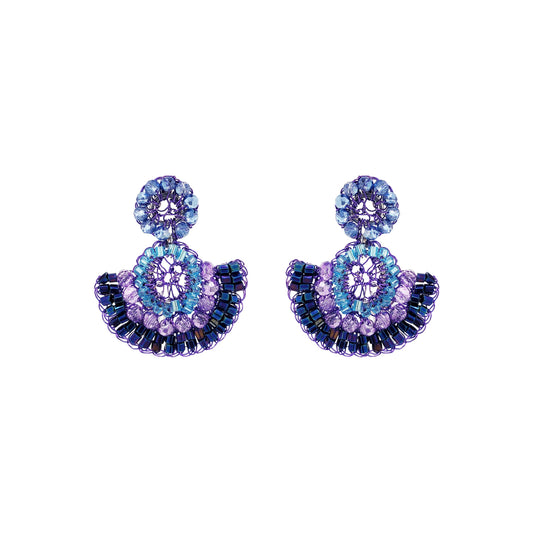 Brinco Althea Mini Dangle Aurora Lilás