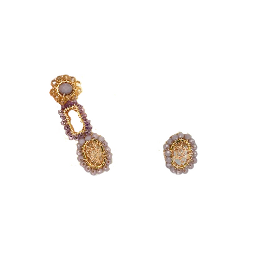 Brinco Earcuff Tyche Aurora Lilás Sale