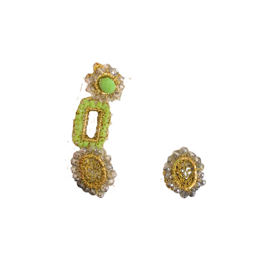 Brinco Earcuff Tyche Verde Sale