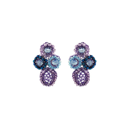 Brinco de Crochê Tyche Mini Aurora Lilás