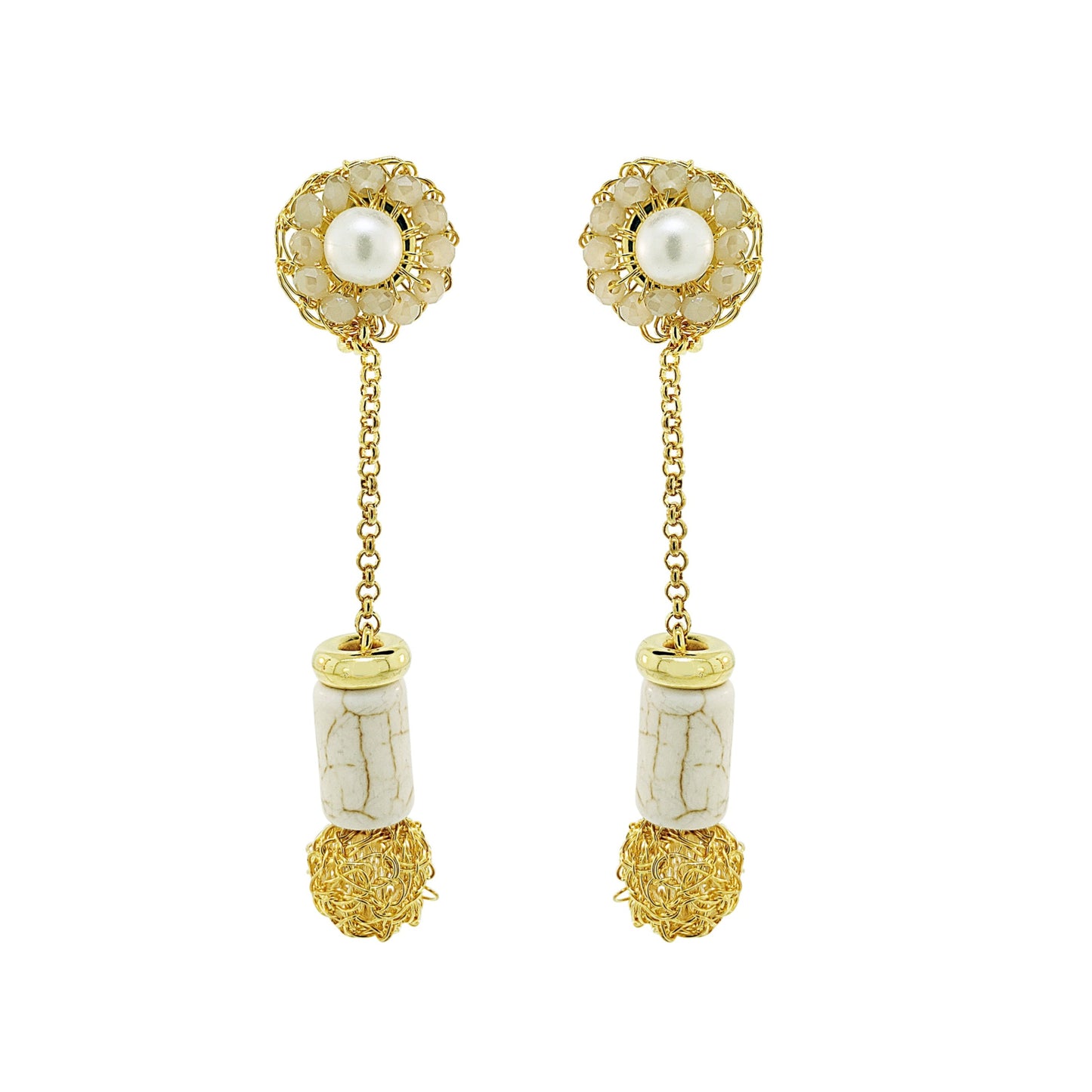 Brinco de Crochê Nara Dangle Essence