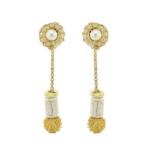 Brinco de Crochê Nara Dangle Essence