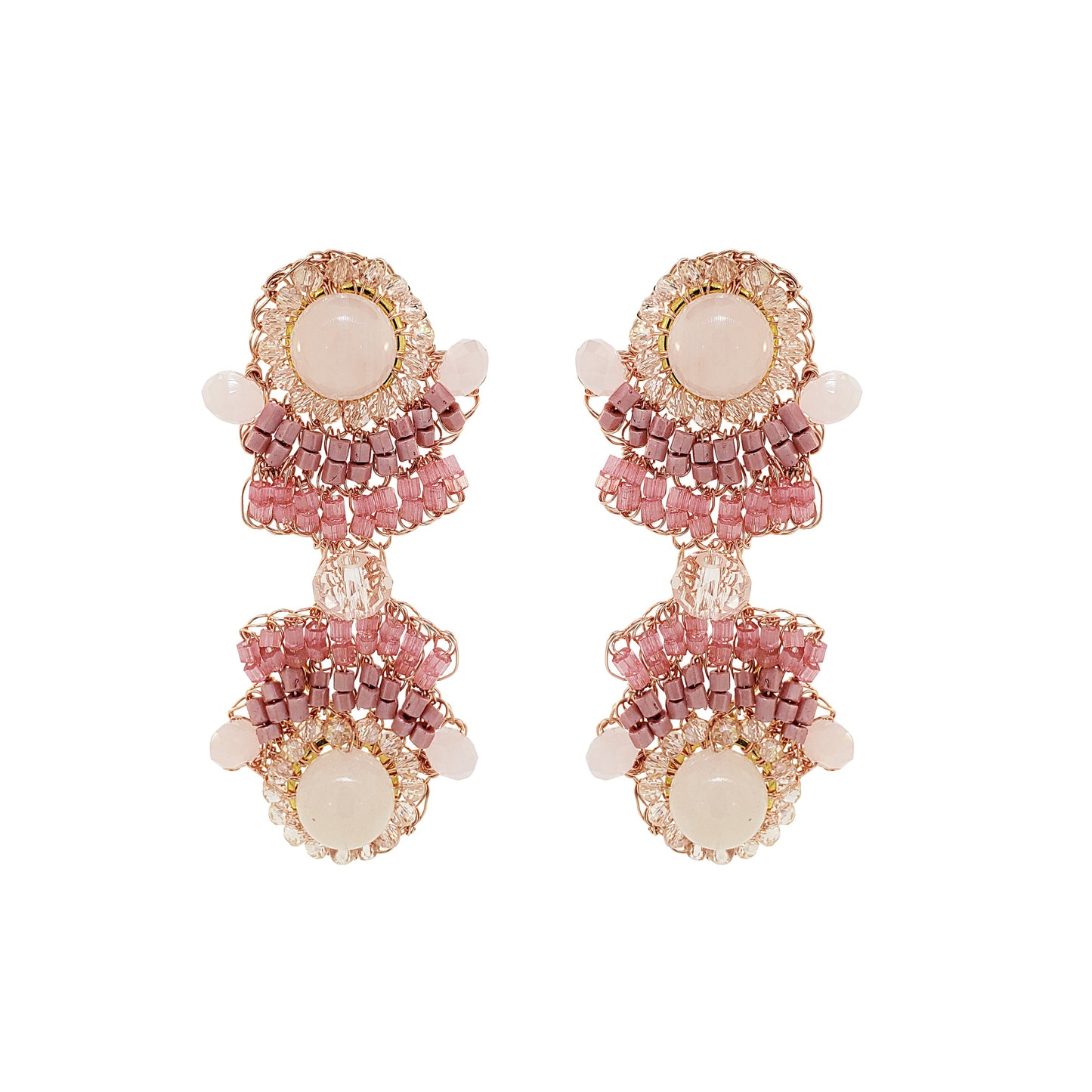 Brinco de Crochê Mina Duo Essence