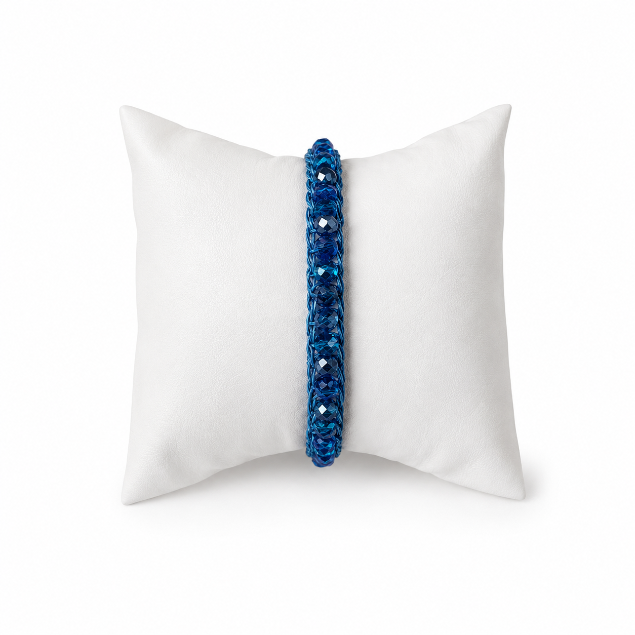 Bracelete de Crochê Molly Mix Blue