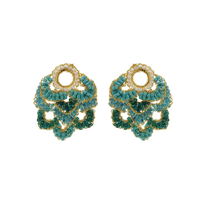 Brinco de Crochê Mermaid Turquesa Ocean Dreams