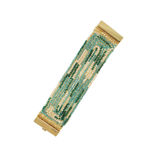 Bracelete de Crochê Mix Turquesa Ocean Dreams