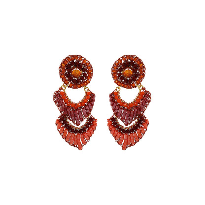 Brinco de Crochê Siren Coral Ocean Dreams