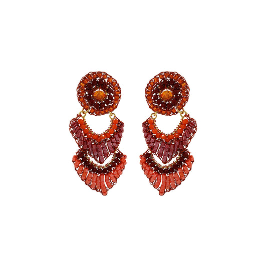 Brinco de Crochê Siren Coral Ocean Dreams