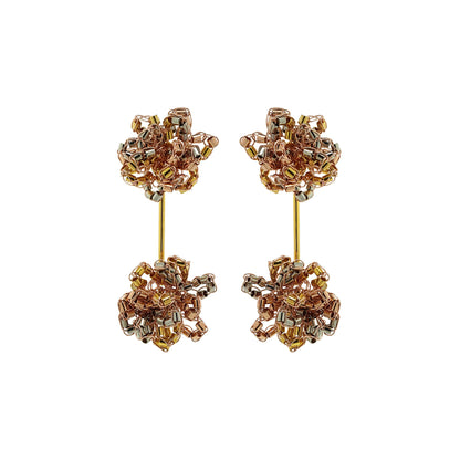 Brinco de Crochê Agatha Trio Gold