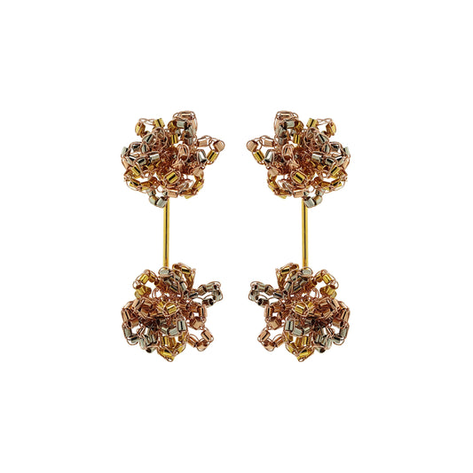 Brinco de Crochê Agatha Trio Gold