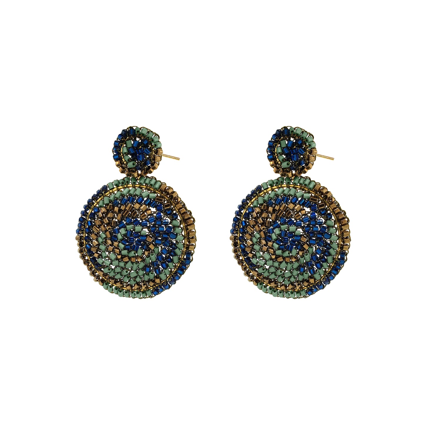 Brinco de Crochê Mandala Média Infinite Love - Riviera