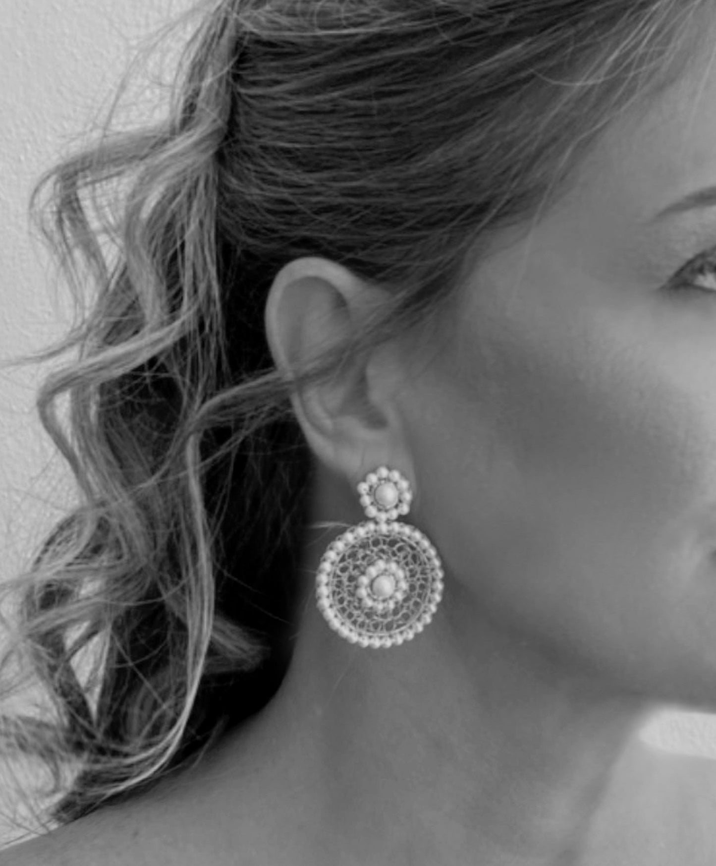 Brinco de Crochê Minerva Drop Colorido