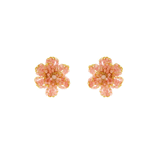 Brinco de Crochê Flor Infinite Love