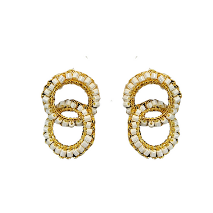 Brinco Elos Mini Pérola