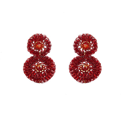 Brinco de Crochê Mini Red Velvet