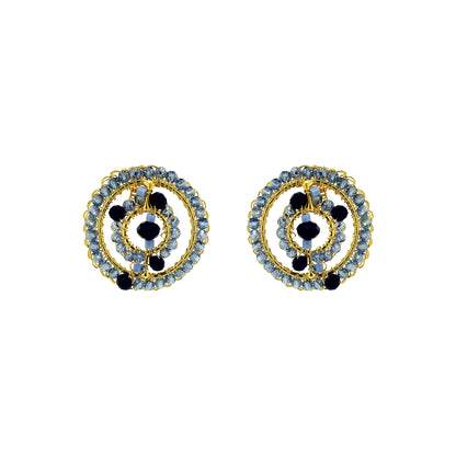 Brinco de Crochê Chronos Post Sky Blue