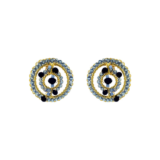 Brinco de Crochê Chronos Post Sky Blue