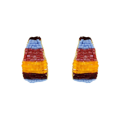 Brinco de Crochê Nyx Hoops Sunrise Mix