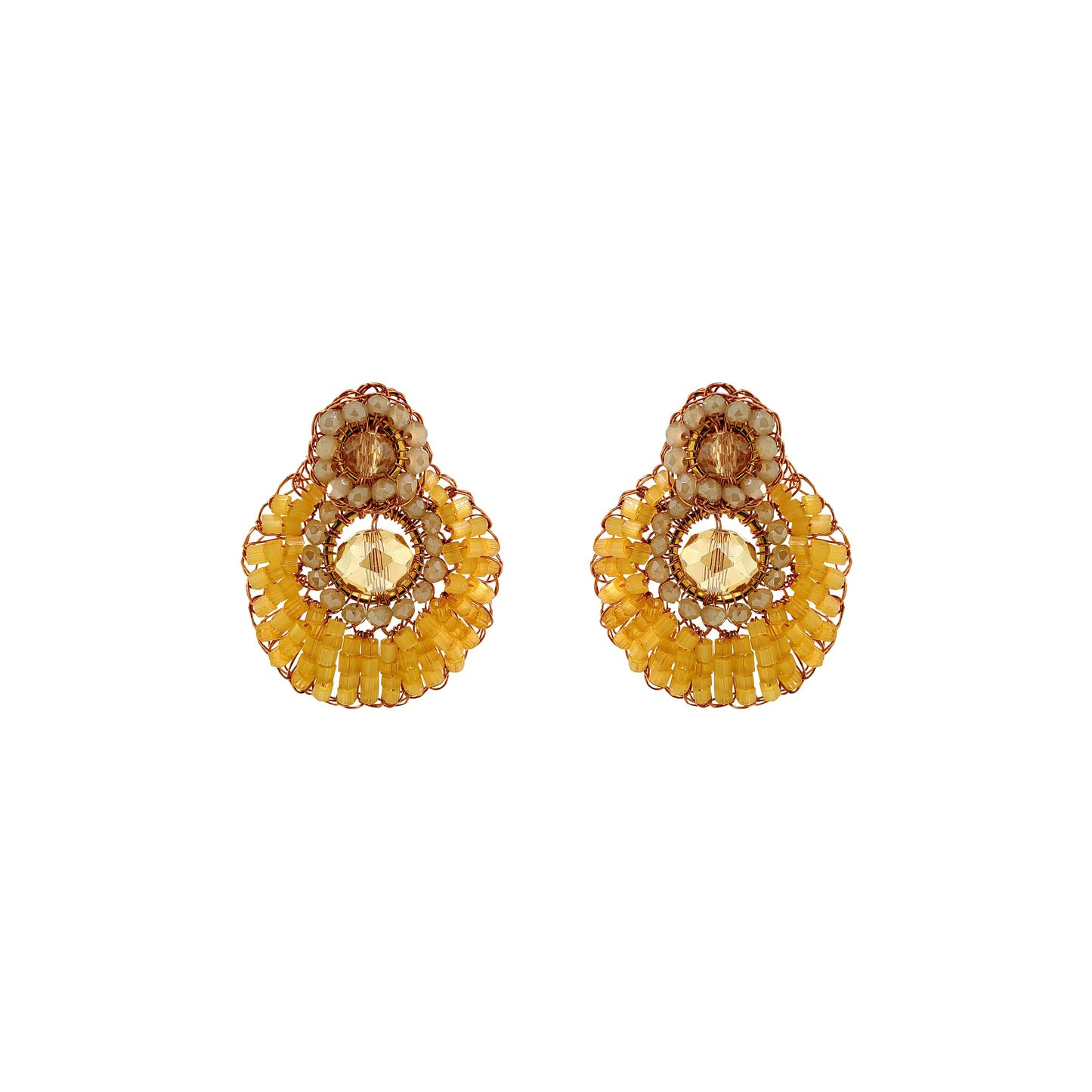 Brinco de Crochê Eos Drop Butter