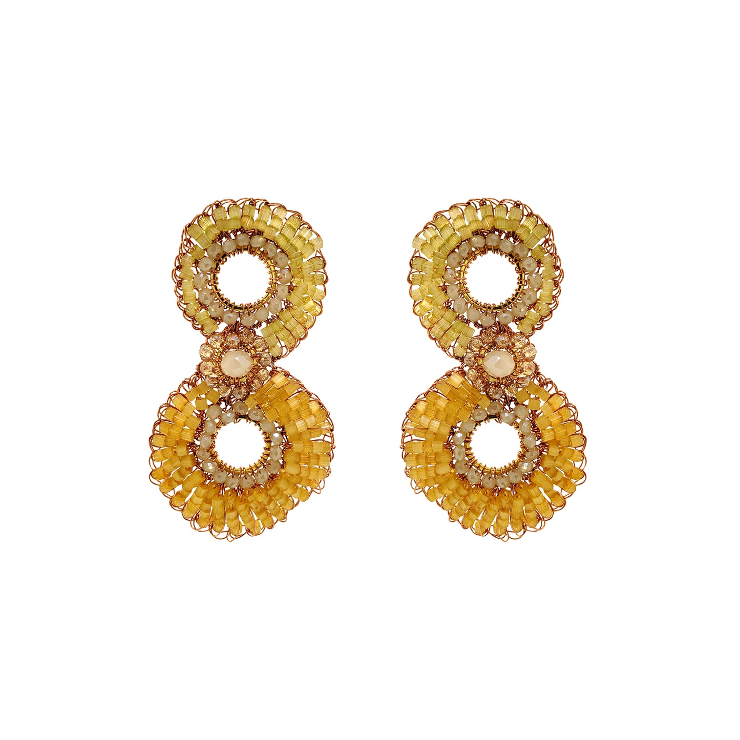 Brinco de Crochê Aura Maxi Butter