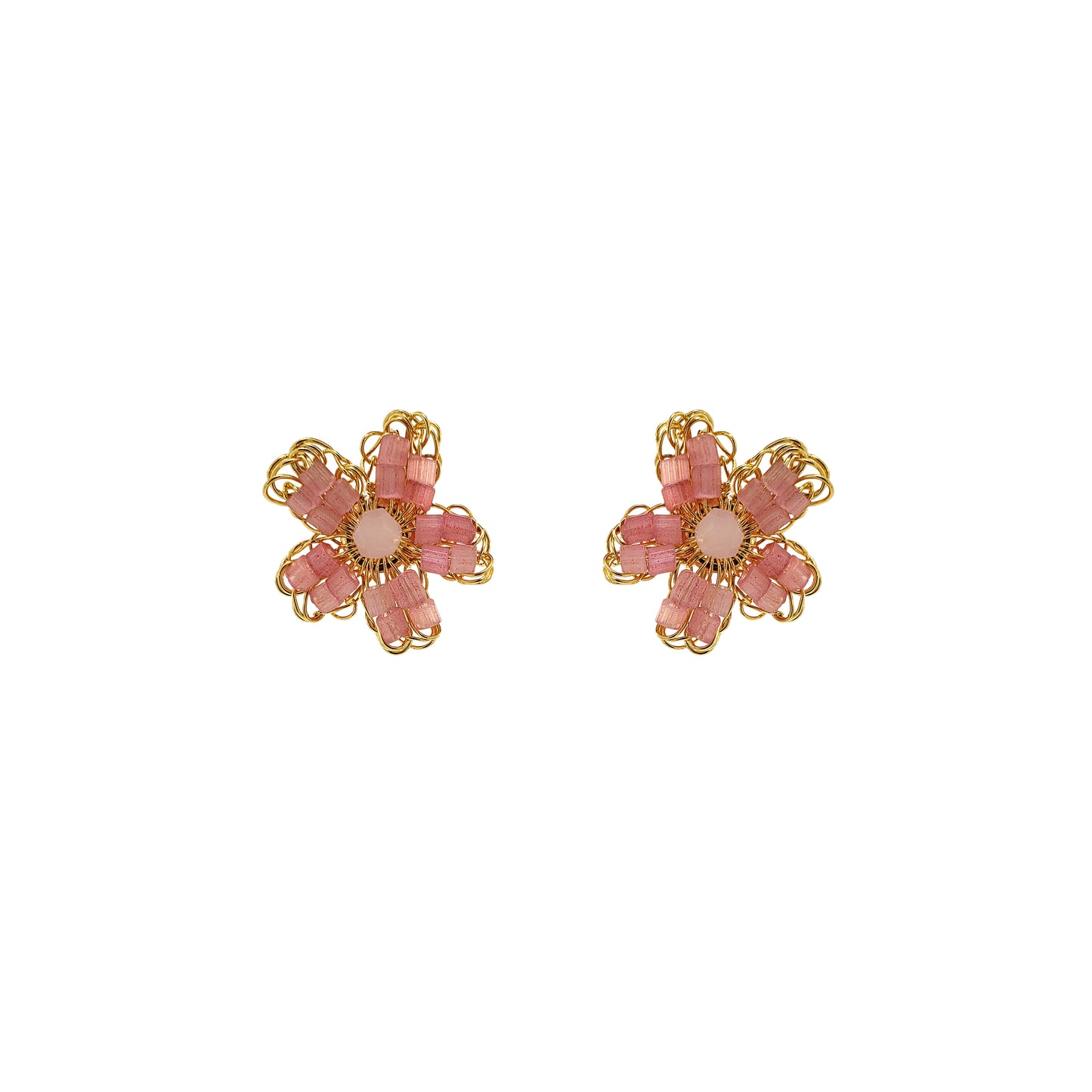 Brinco de Crochê Aster Infinite Love