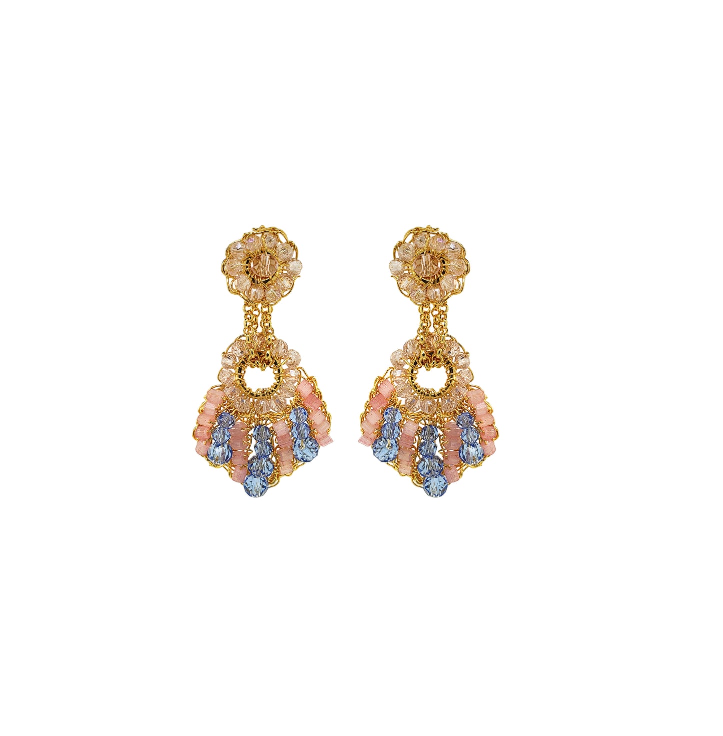 Brinco Seashell Drop Infinite Love