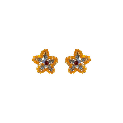 Brinco de Crochê Sea Star Mini Sunrise Mix