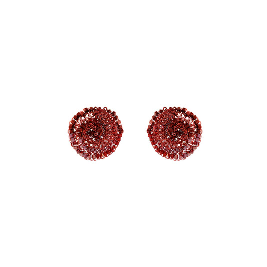 Brinco de Crochê Rosette Infinite Love - Burgundy