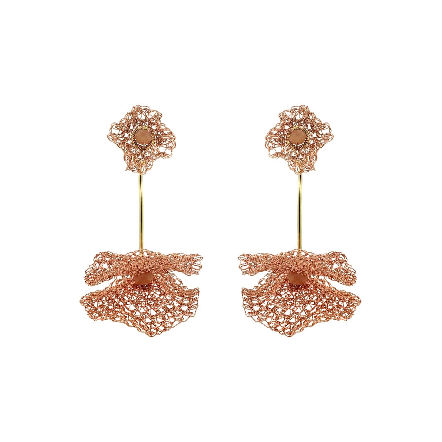 Brinco de Crochê Nalu Maxi Dangle Infinite Love