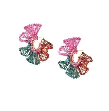 Brinco de Crochê Rio Hoops Sweet Gummy Mix
