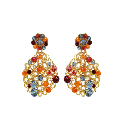 Brinco de Crochê Aurora Sunrise Mix