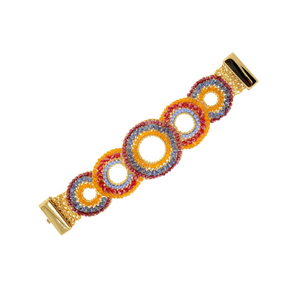 Bracelete de Crochê Gush Sunrise Mix