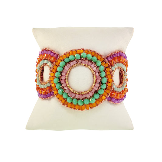 Bracelete de Crochê Gush Sweet Gummy Mix