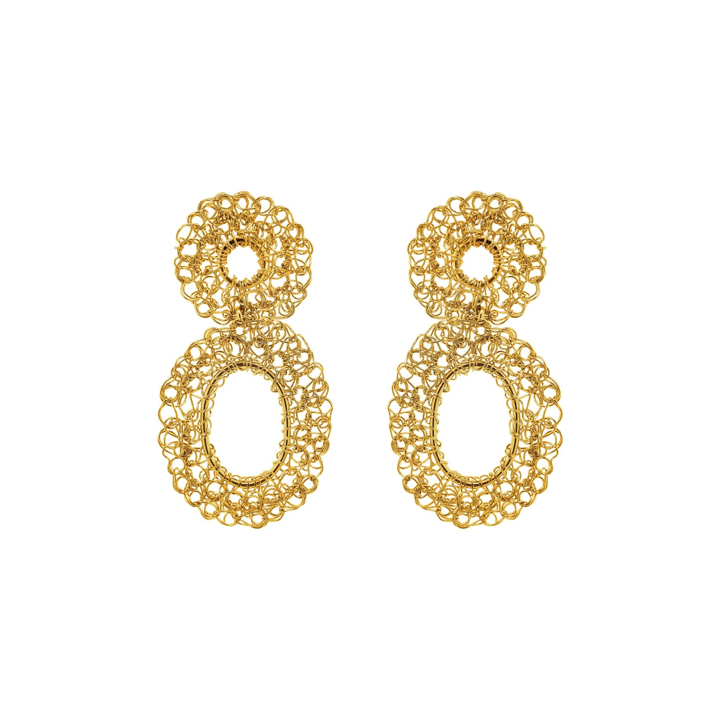 Brinco de Crochê Artemis Mini Chronos Legacy Dourado