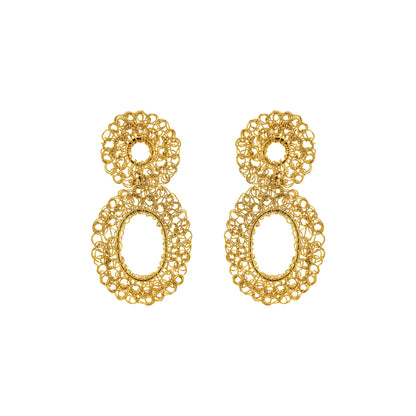 Brinco de Crochê Artemis Mini Chronos Legacy Dourado
