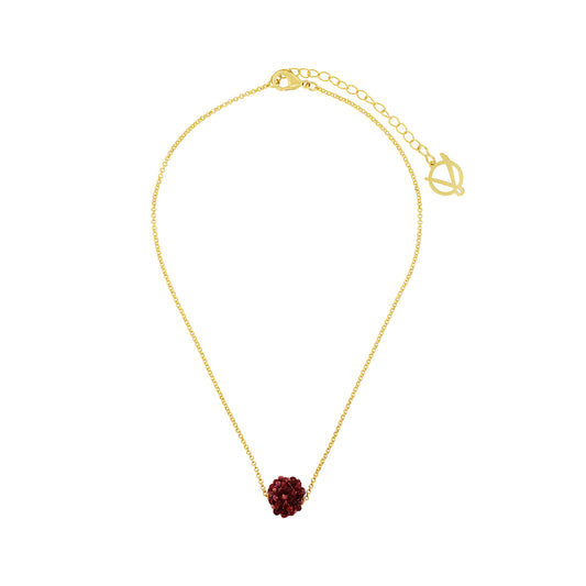 Colar de Crochê Maya Infinite Love - Burgundy