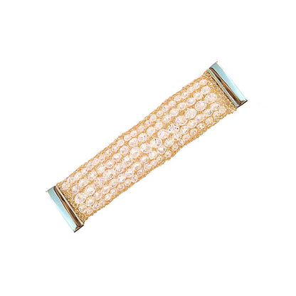 Bracelete de Crochê Cristal